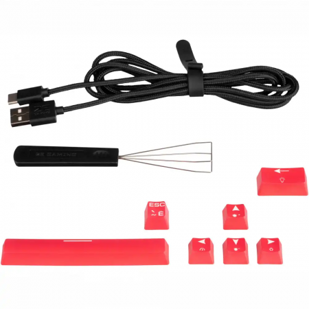Клавиатура проводная 2E GAMING KG380 (2E-KG380UBK-BR RED SWITCH) черный