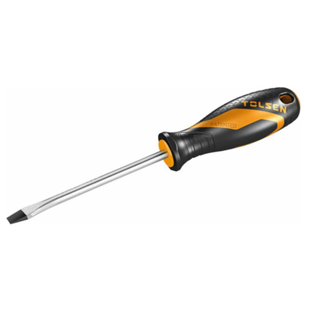 Отвертка шлицевая TOLSEN SL6.5x150мм (20004) черный/желтый