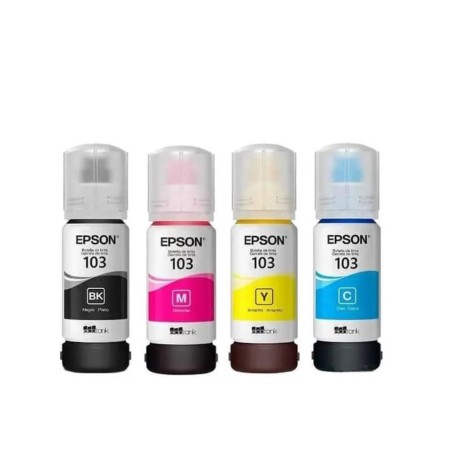 Чернила Epson 103 (C13T00S64A) (в упаковке 4 шт) черный, пурпурный, синий, желтый