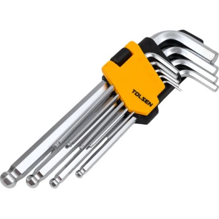 Набор шестигранников TOLSEN 20053 черный