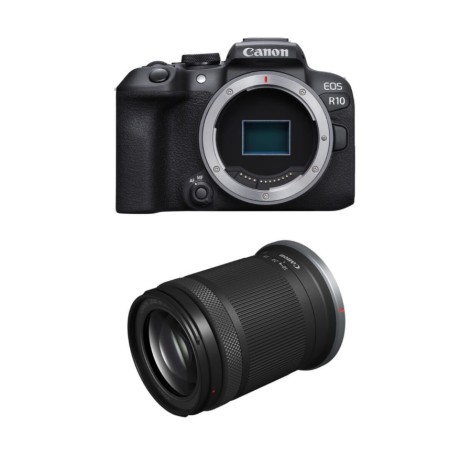 Цифровая камера Canon EOS R10 + RF-S IS STM черный