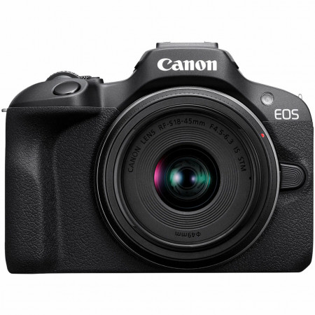 Беззеркальный фотоаппарат со сменной оптикой Canon EOS R100 + RF-S IS STM черный