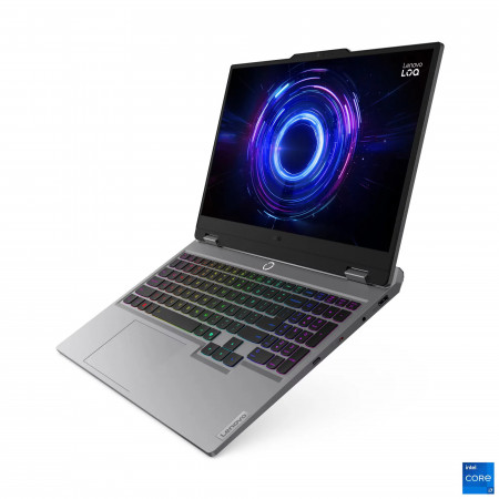 15.6" Ноутбук Lenovo LOQ 15IRX10 (83JE002CRK) серый