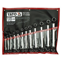 Набор накидных ключей YATO YT-0398 черный