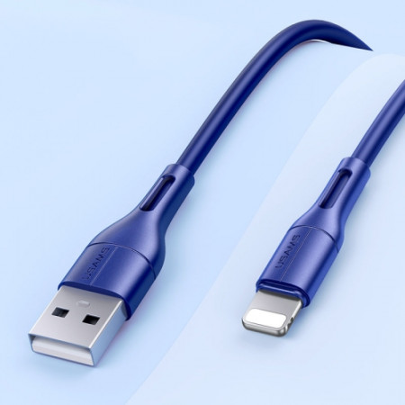Кабель Apple Lightning USB 2.0 Type-A Usams SJ500 1m Blue