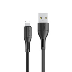 Кабель Apple Lightning USB 2.0 Type-A Usams SJ500 1m Black