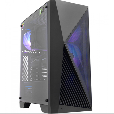 Системный блок Core i5-12400F-2.5GHz/H610/RAM 32GB/SSD 1TB (M.2)/RTX4060-8GB/no DVD/750W черный