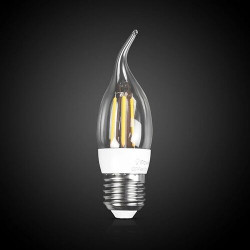LED лампочка филаментная iPower C37-F-4W-2700-E27 белый