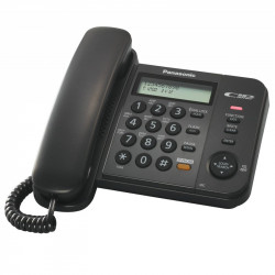 Телефон проводной Panasonic KX-TS2356CAB Черный