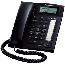 Телефон проводной Panasonic KX-TS2388CAB Черный