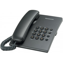Телефон проводной Panasonic KX-TS2350CAB Черный