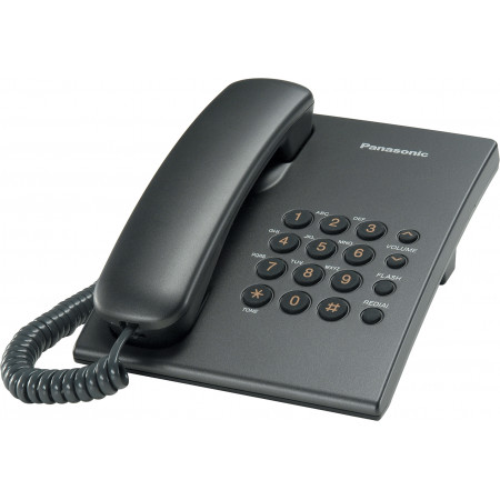 Телефон проводной Panasonic KX-TS2350CAB Черный