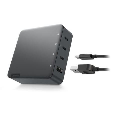 Сетевое зарядное устройство Lenovo Go LG130W черный