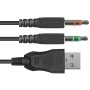 Наушники Defender Dexter RGB (64595) черный