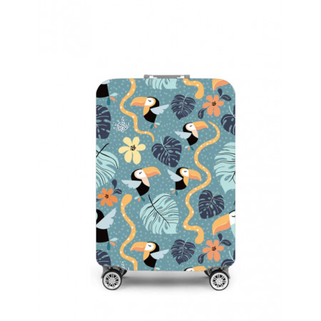 Чехол для чемодана Travelsky Toucan M (16861BM02) бирюзовый