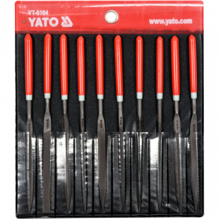 Набор надфилей YATO YT‑6164 черный