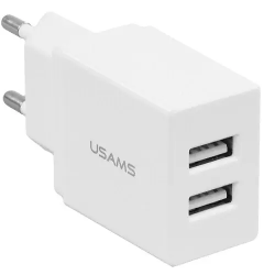 Сетевое зарядное устройство Usams US-CC090 (CC90TC01) белый