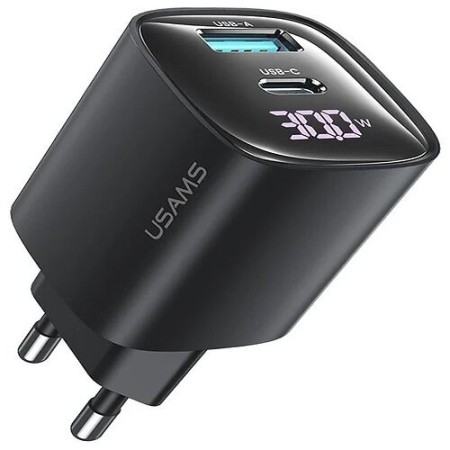Сетевое зарядное устройство Usams US-CC229 (CC229TC01) черный