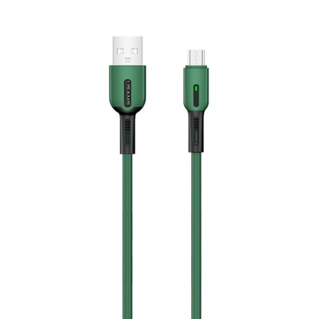 Кабель micro USB - USB 2.0 Type-А Usams SJ-432 (SJ432USB02) 1м темно-зеленый