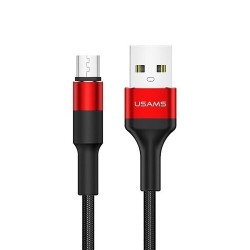 Кабель Micro USB USB 2.0 Type-A Usams SJ-224 1.2m Black-Red