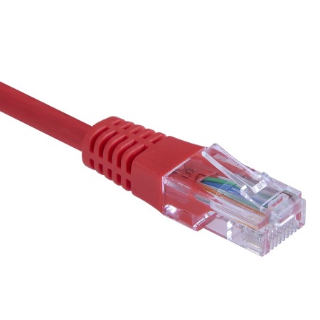 Патч-корд SHIP Patch cord RJ-45 (83395) красный 2 м