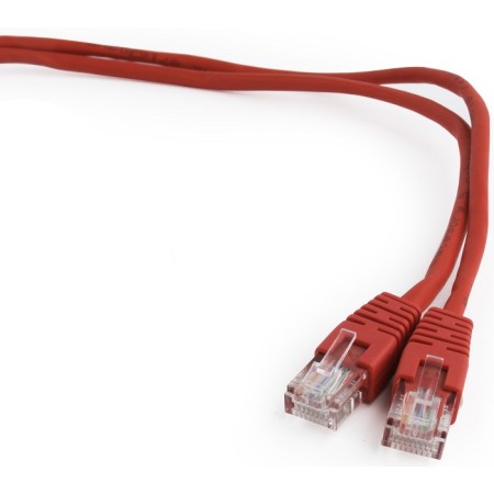 Патч-корд SHIP Patch cord RJ-45 (83609) красный 5 м