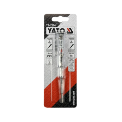 Отвертка-тестер напряжения YATO 70-250V (YT-2864) прозрачный