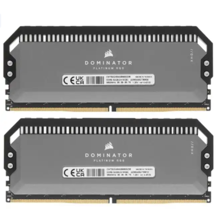 Оперативная память Corsair Dominator Platinum RGB (CMT32GX5M2B5600Z36) 32 GB серый