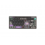Клавиатура проводная A4Tech Bloody AT75 Cypher Ghost Savage серо-фиолетовый