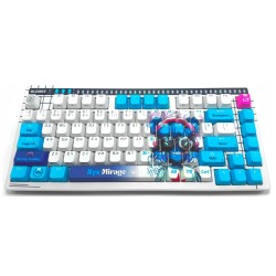 Клавиатура проводная A4Tech Bloody AT75 Nyx Mirage SAVAGE бело-серый