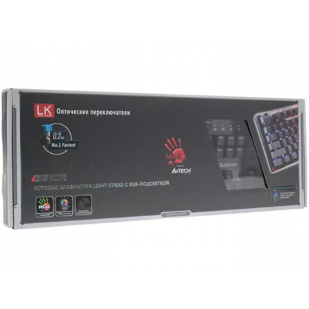 Клавиатура проводная A4Tech Bloody B810R (B810R-Battlefield) черный