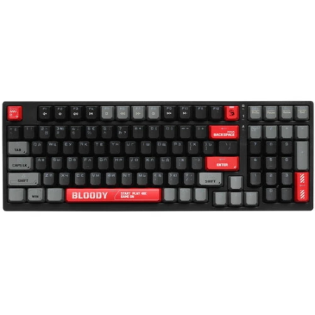 Клавиатура проводная A4Tech Bloody S98 Sports (S98 SPORTS RED) черно-красный