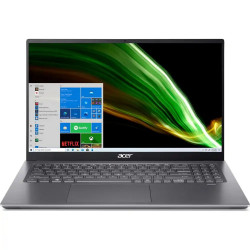 16" Ноутбук Acer Swift X SFX16-51G (NX.AYKER.003) серый