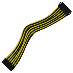 Удлинитель Nanoxia 24-pin ATX 0.3м black-yellow