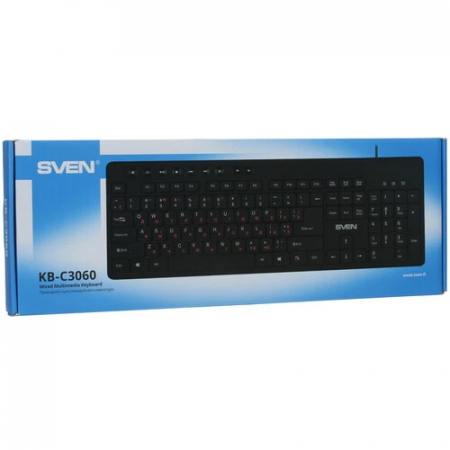 Клавиатура проводная SVEN KB-C3060 черный