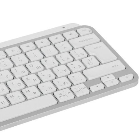 Клавиатура беспроводная Logitech MX Keys Mini Pale Grey (920-010502) бело-серый