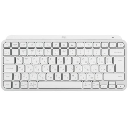 Клавиатура беспроводная Logitech MX Keys Mini Pale Grey (920-010502) бело-серый