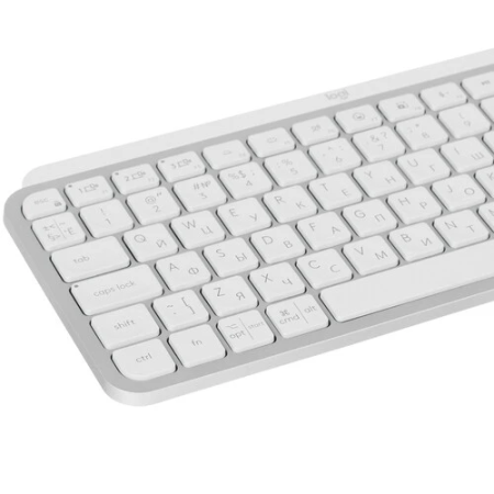 Клавиатура беспроводная Logitech MX Keys Mini Pale Grey (920-010502) бело-серый