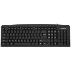 Клавиатура проводная Defender Focus HB-470 (45470) черный