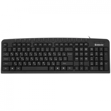 Клавиатура проводная Defender Focus HB-470 (45470) черный