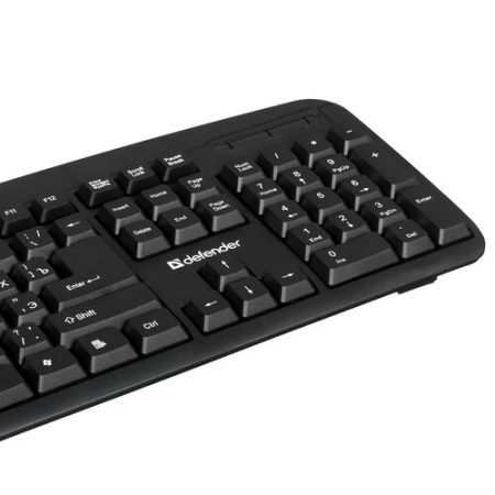 Клавиатура проводная Defender Office HB-910 (45910) черный