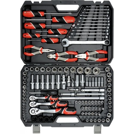 Набор инструментов YATO YT‑38881 черный