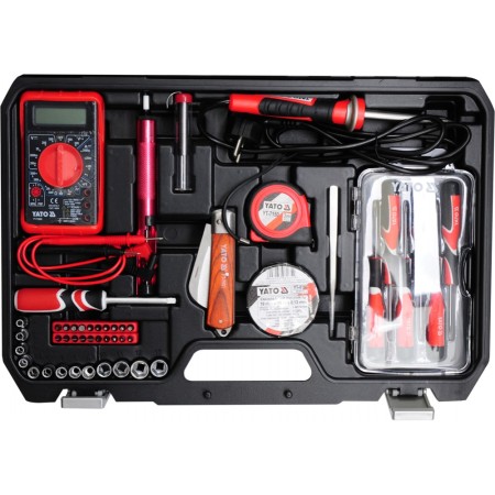 Набор инструментов YATO YT-39009 черный