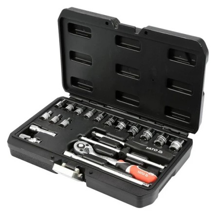 Набор торцевых головок YATO YT-14491 черный