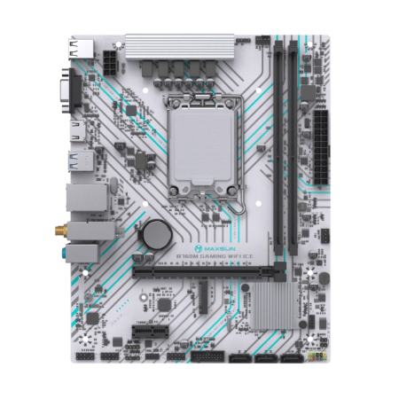 Материнская плата MAXSUN B760M GAMING WIFI ICE белый