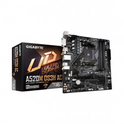 Материнская плата GIGABYTE A520M DS3H AC черный