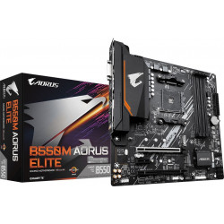 Материнская плата GIGABYTE B550M AORUS ELITE черный