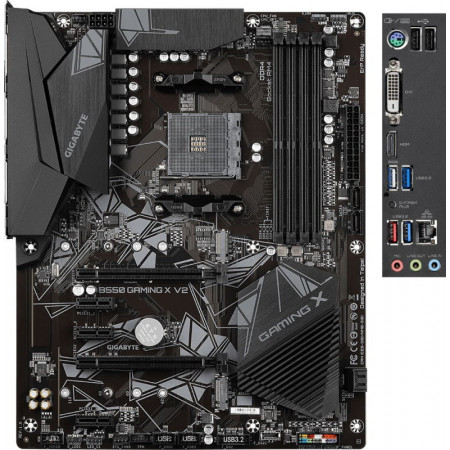 Материнская плата GIGABYTE B550 GAMING X V2 коричневый
