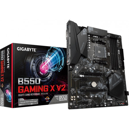 Материнская плата GIGABYTE B550 GAMING X V2 коричневый