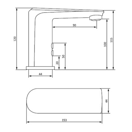 Смеситель Damixa Jupiter (770290000) серебристый